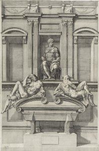 Cornelis Cort Podle Michelangela Buonarottiho, Náhrobek Giuliana Medicejského Noc A Den, 1570, Mědiryt, © Národní Galerie V Praze, Foto Anna Ritterová